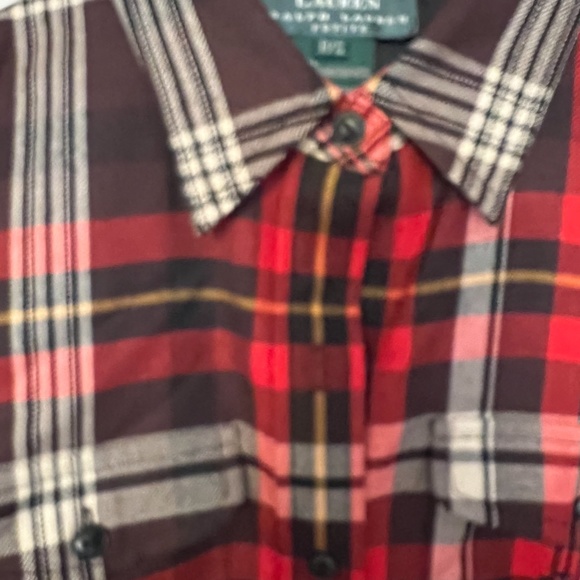 Ralph Lauren plaid front button shirt - Picture 5 of 5